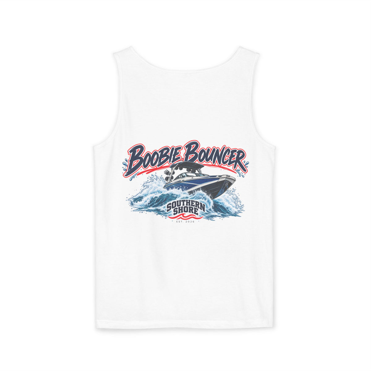 Boobie Bouncer Boat Tank Top — Southern Shore Nautical Beach Tee