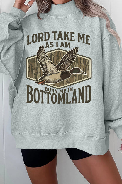 Southern Shore Bury Me in Bottomland Mock Neck Sweatshirt