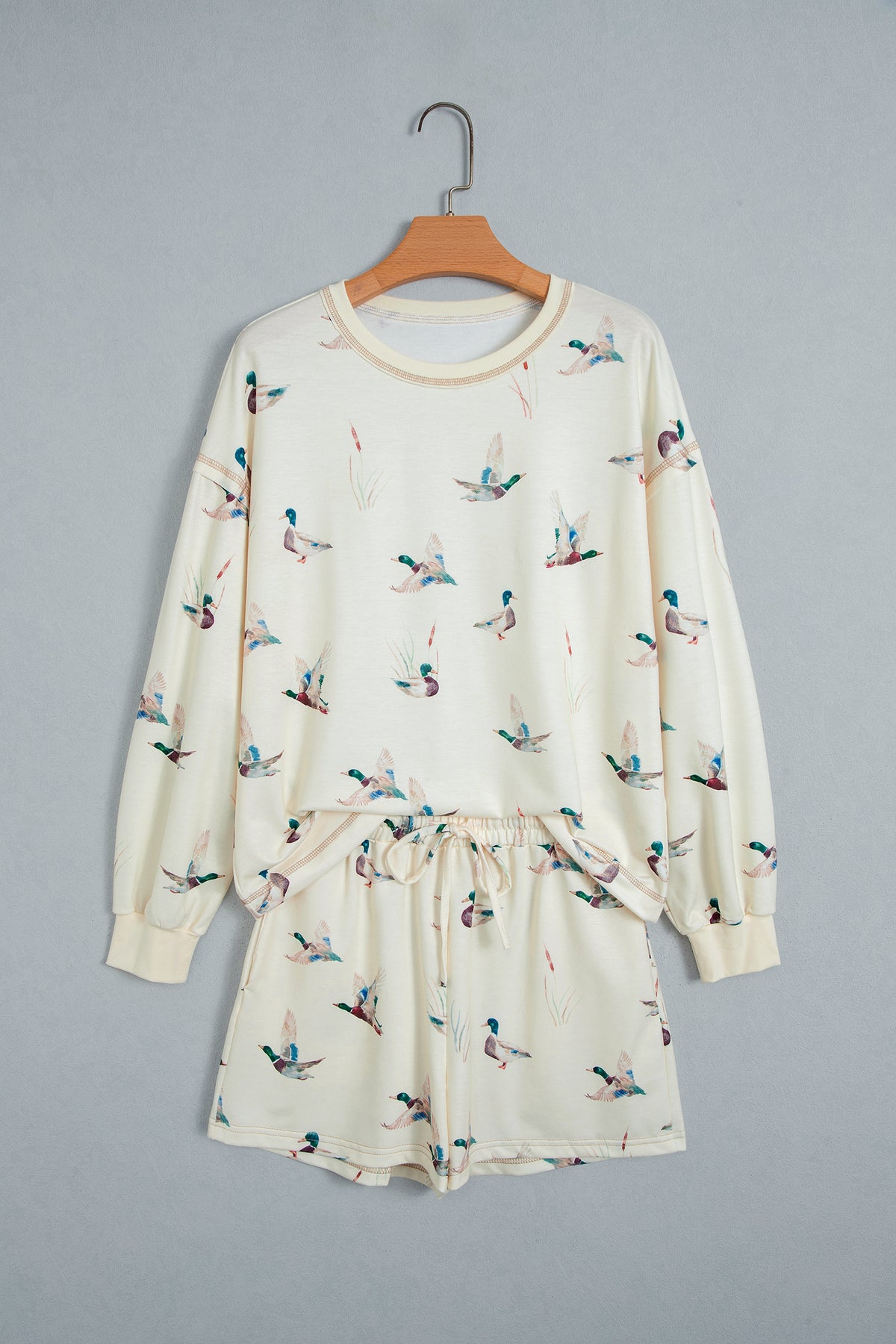 Southern Shore Mallard Print Shorts Set