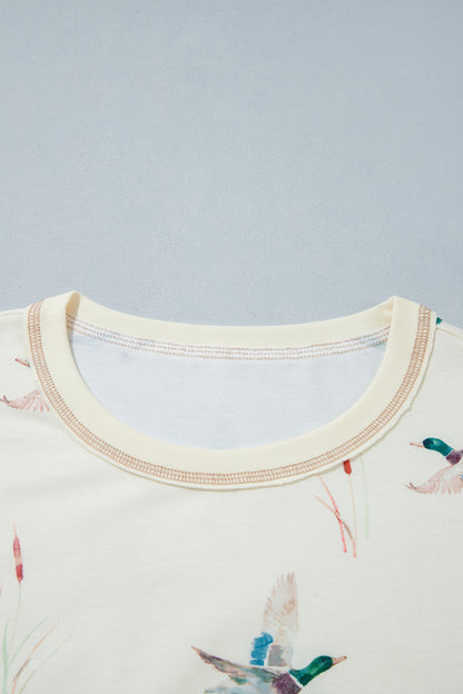 Southern Shore Mallard Print Shorts Set